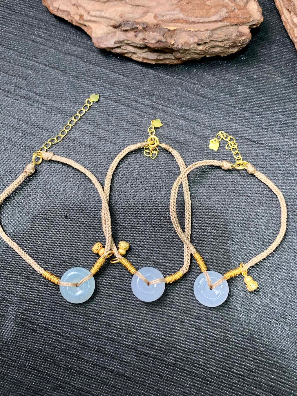 Jade Peace Buckle Bracelet s925 size 15.6mm✖️4mm