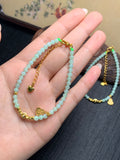 Jade DIY Alloy bead bracelet size 3mm+